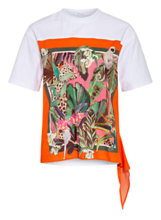 Darling Harbour T-Shirt Im Materialmix weiss