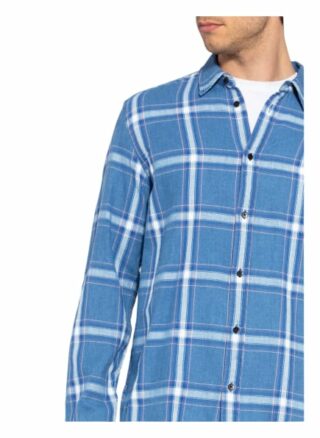 Denham Hemd Harley Regular Fit blau