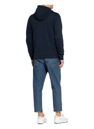 Denham Hoodie Prsu blau