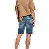 Denham Jeans-Shorts Razor blau