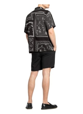 Denham Resorthemd Bowling Comfort Fit schwarz
