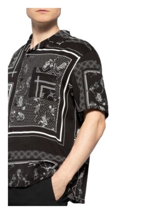 Denham Resorthemd Bowling Comfort Fit schwarz
