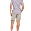 Desoto Kurzarm-Hemd Slim Fit Aus Jersey blau