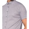 Desoto Kurzarm-Hemd Slim Fit Aus Jersey blau