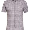 Desoto Kurzarm-Hemd Slim Fit Aus Jersey blau