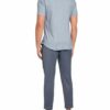 Desoto Kurzarm-Hemd Slim Fit Aus Jersey gruen