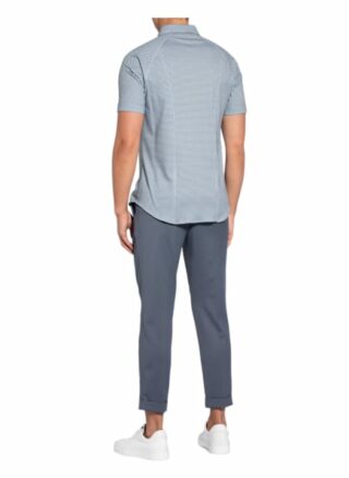Desoto Kurzarm-Hemd Slim Fit Aus Jersey gruen