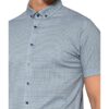 Desoto Kurzarm-Hemd Slim Fit Aus Jersey gruen