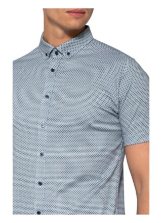Desoto Kurzarm-Hemd Slim Fit Aus Jersey gruen