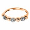 Diamond Group Ring rosegold