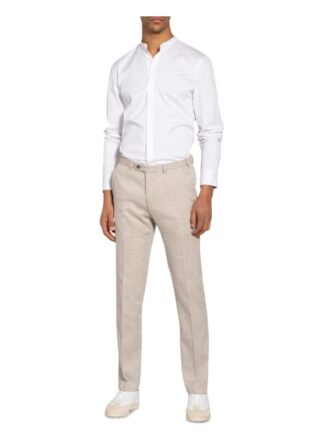 Digel Anzughose Franco Extra Slim Fit Mit Leinen beige