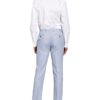 Digel Anzughose Franco Extra Slim Fit Mit Leinen blau