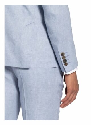 Digel Anzugsakko Rick Extra Slim Fit Mit Leiden blau