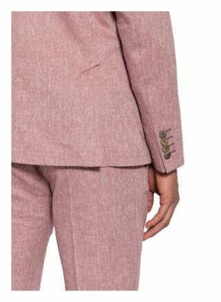 Digel Anzugsakko Rick Extra Slim Fit Mit Leiden rot