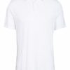 Distretto 12 Jersey-Poloshirt Aus Leinen weiss