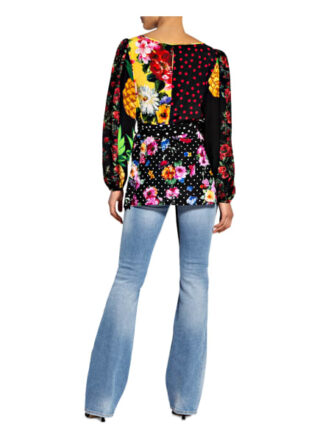 Dolce&Gabbana Blusenshirt Aus Seide schwarz