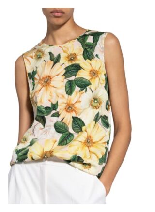 Dolce&Gabbana Blusentop Aus Seide beige