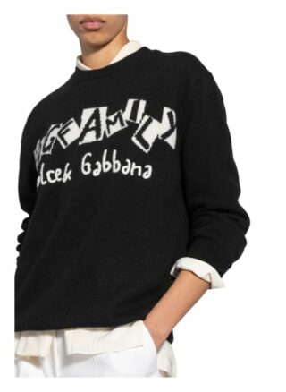 Dolce&Gabbana Cashmere-Pullover schwarz