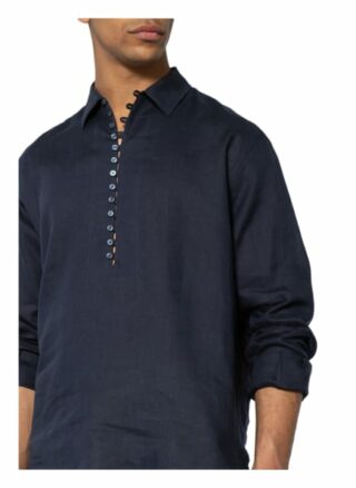 Dolce&Gabbana Leinenhemd Regular Fit blau