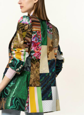Dolce&Gabbana Longblazer Mit Glitzergarn Aus Brokat schwarz