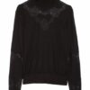 Dolce&Gabbana Rollkragenpullover Mit Cashmere Und Spitzenbesatz schwarz