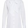 Dolce&Gabbana Schluppenbluse weiss