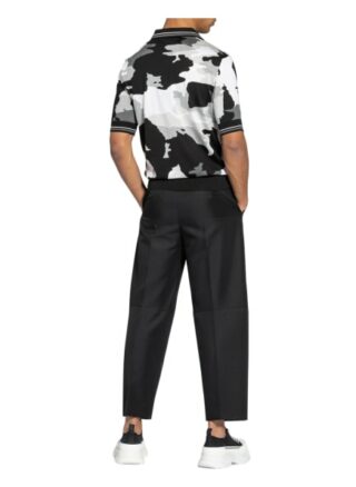 Dolce&Gabbana Strick-Poloshirt Herren, Grau