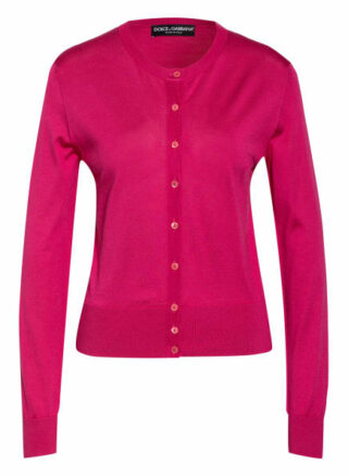 Dolce&Gabbana Strickjacke Aus Seide pink