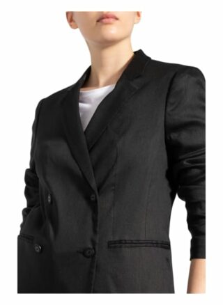Dondup Blazer Giacca Mit Leinen schwarz