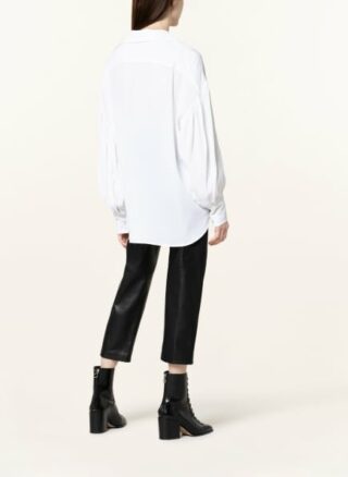 Dondup Oversized-Blusenshirt weiss