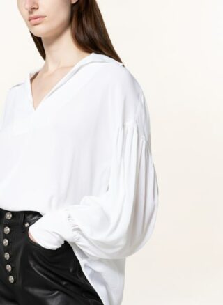 Dondup Oversized-Blusenshirt weiss