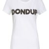 Dondup T-Shirt Mit Schmucksteinbesatz weiss
