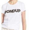 Dondup T-Shirt Mit Schmucksteinbesatz weiss