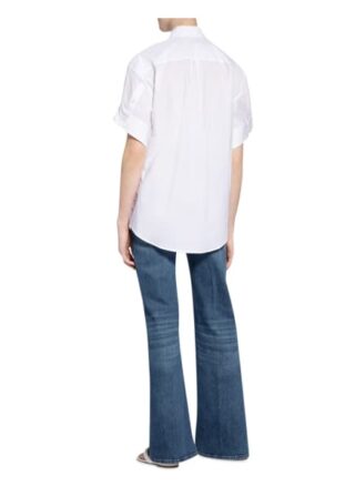 Dorothee Schumacher Blusenshirt Im Materialmix weiss