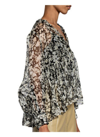 Dorothee Schumacher Blusenshirt Mit Glitzergarn grau