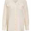 Dorothee Schumacher Seidenbluse Fluid Volume weiss