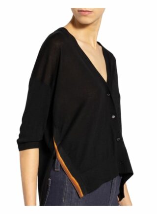 Dorothee Schumacher Strickjacke Aus Merinowolle Mit 3/4-Arm schwarz