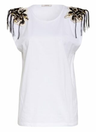 Dorothee Schumacher Top Mit Schmucksteinbesatz weiss