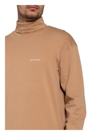 Drôle De Monsieur Sweatshirt Mit Rollkragen beige