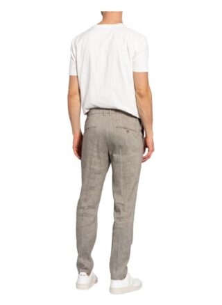 Drykorn Anzughose Care Extra Slim Fit Mit Leinen beige