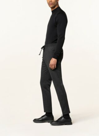 Drykorn Anzughose Jeger Im Jogging-Stil Extra Slim Fit grau