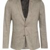 Drykorn Anzugsakko Hurley Extra Slim Fit Mit Leinen beige