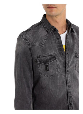 drykorn Samu Jeanshemd Herren, Grau