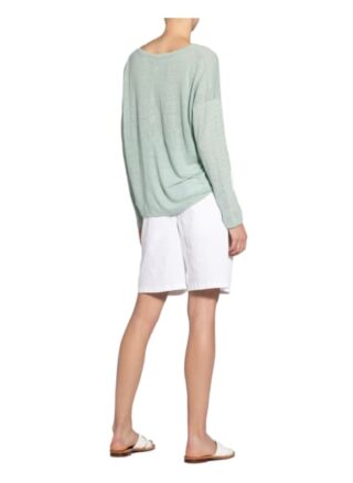 Drykorn Longsleeve Kimma Aus Leinen gruen