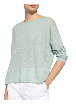 Drykorn Longsleeve Kimma Aus Leinen gruen