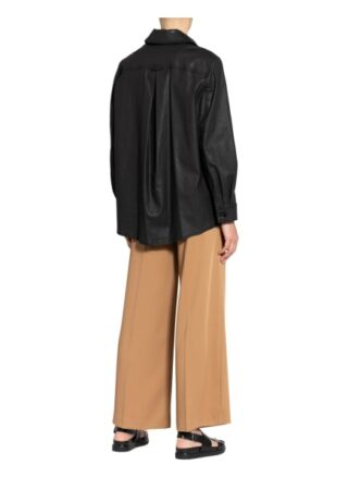 Drykorn Overshirt Nathen In Lederoptik schwarz