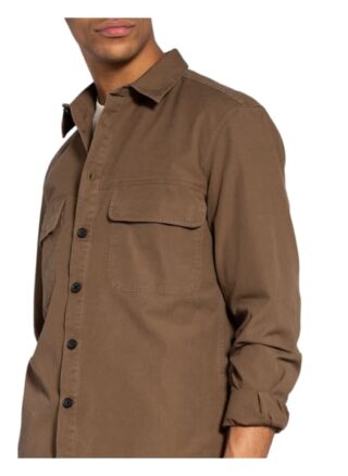 drykorn Seled Overshirt Herren, Braun