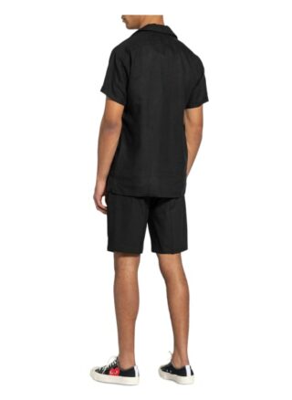 Drykorn Resorthemd Bijan Regular Fit Aus Leinen schwarz
