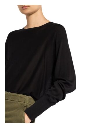 Drykorn Seidenpullover Geli schwarz