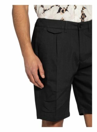 Drykorn Shorts Abroad Mit Leinen schwarz